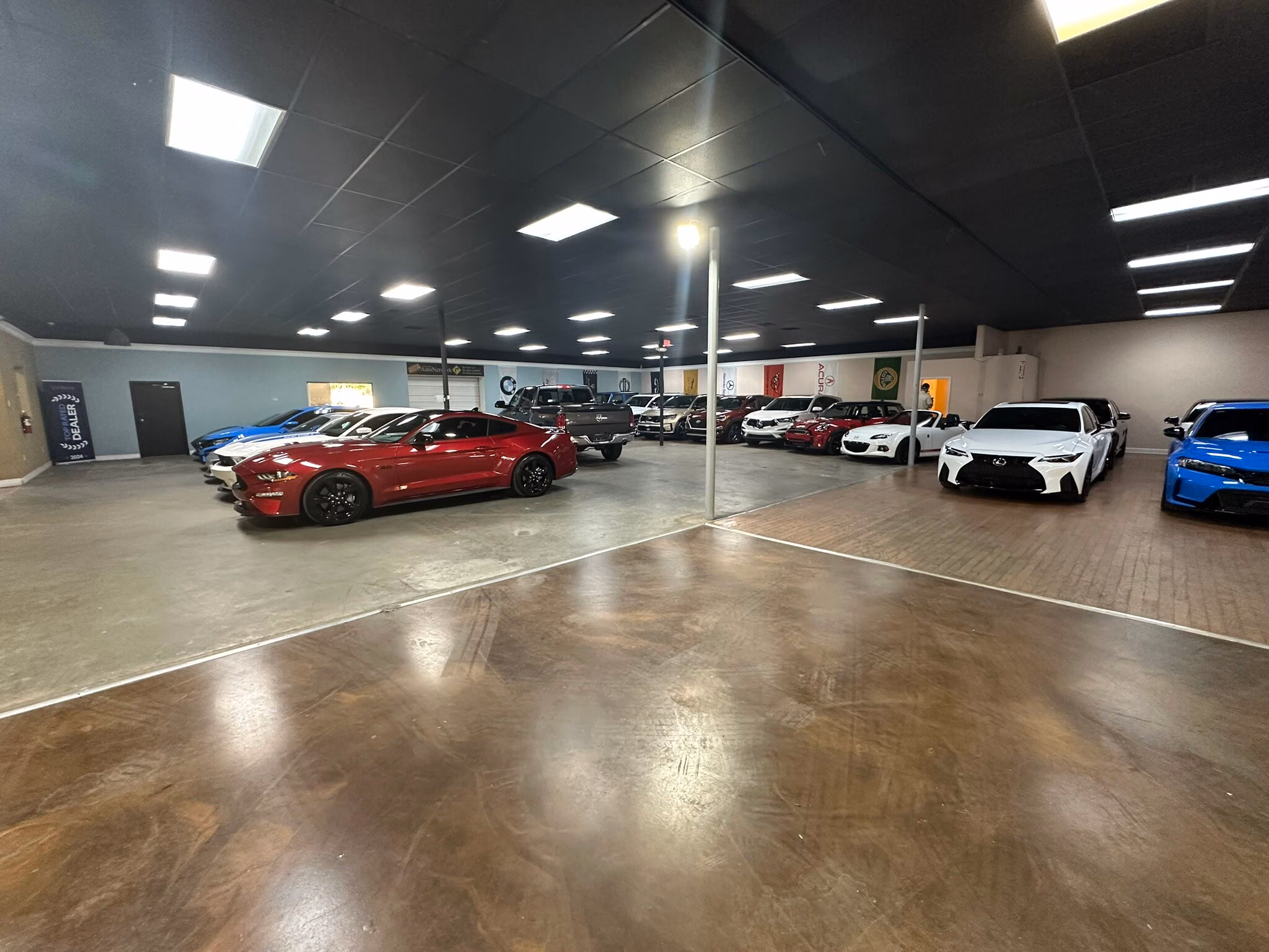 Interior of the air conditioned flex warehouse